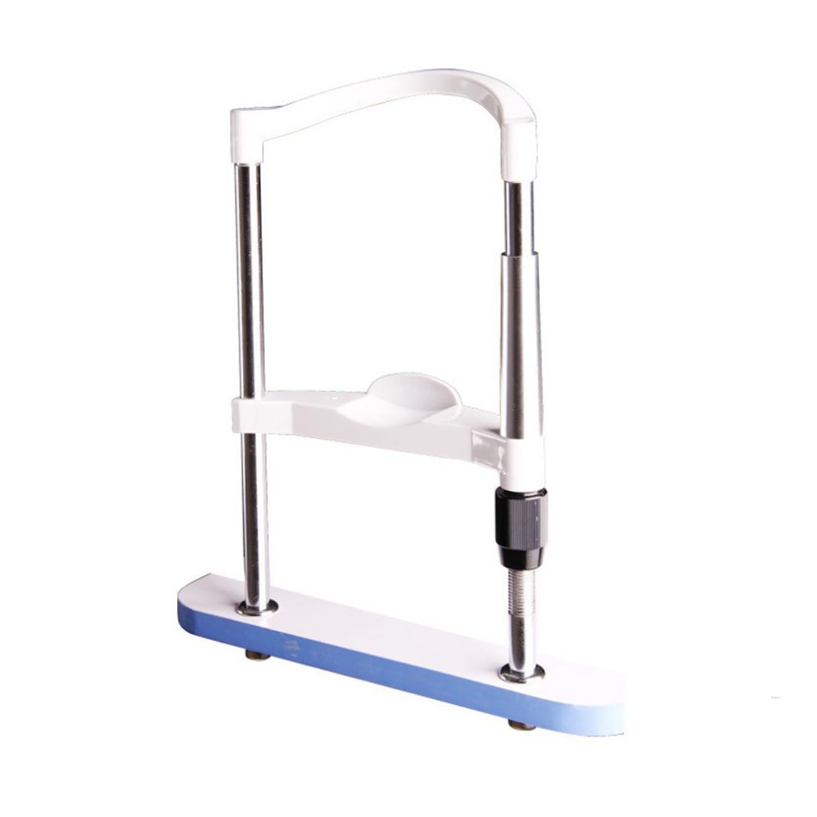ZephPerton Optometry Lifting Chin Bracket, Vision Training Forehead Support, Adjustable Height Knob 135-235mm, Dual Support Forehead And Chin, Stainless Steel For Optical Shops Eye Care