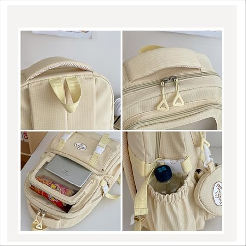 Image of Tinttot 30 Litre, Japanese Korean Style Capybara Niche College Students Light weight School bag Women's Travel Backpack