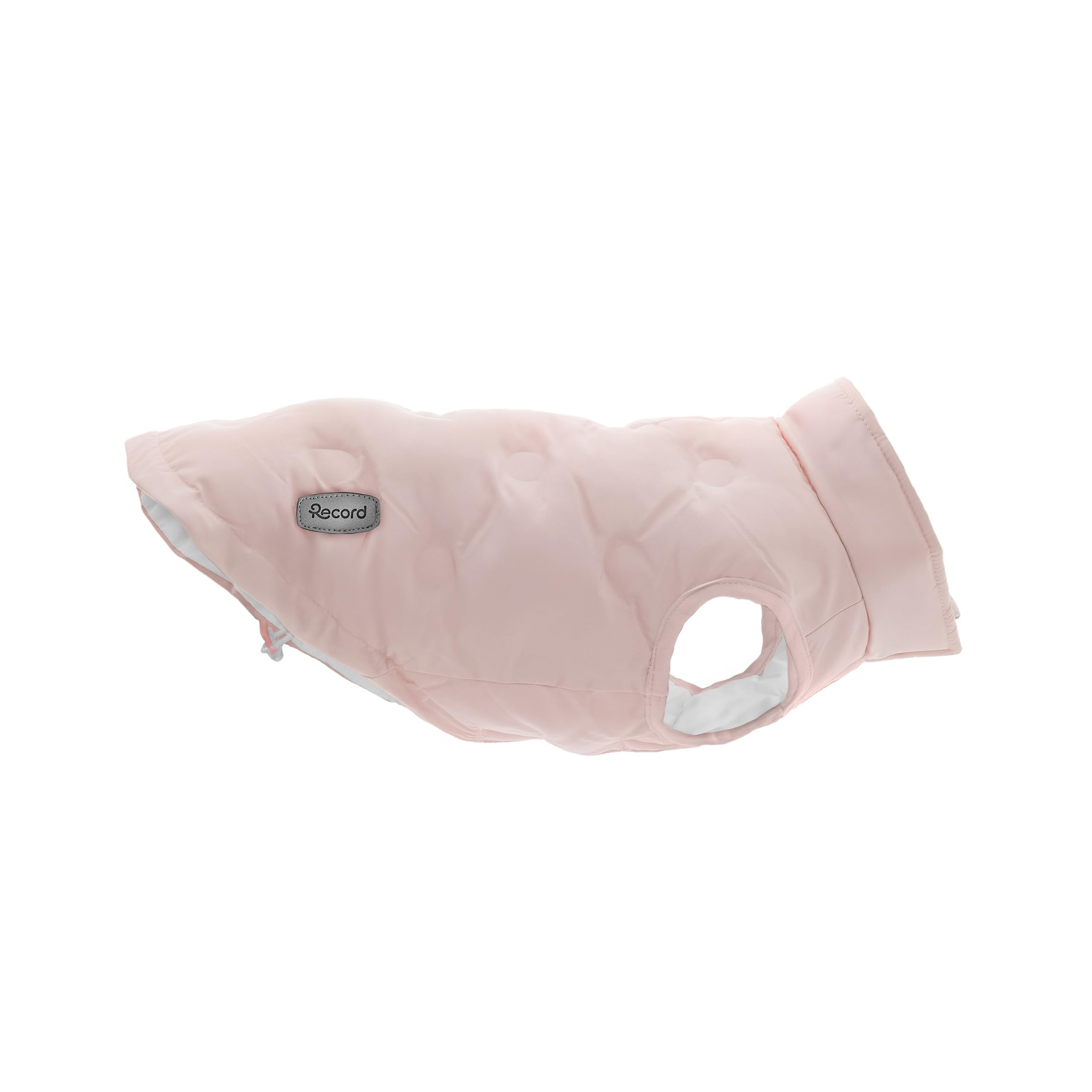 Record - Abrigo Sofi para Perros Impermeable para Perros con Estilo Romántico Acolchado Resistente al Agua con Cierre de Velcro y Agujero Correa | Rosa, XS