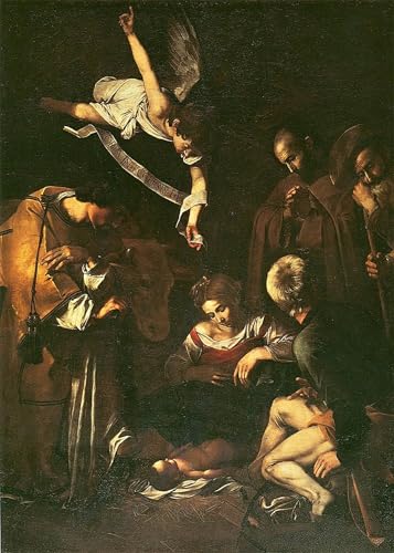Nativité Caravage Graffiti pour rajeunir vos murs avec un Poster Moderne 60x90cm