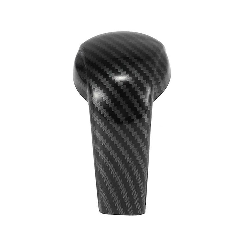 Hyasdbwe Carbon Fiber For Mazda 2 3 6 Bm Gj For Demio Cx3 Cx5 Cx8 Cx9 For Axela 2014-2022 Car Gear Head Shift Knob Handle Cover Accessories Gear Shifter Parts(Carbon Fiber)