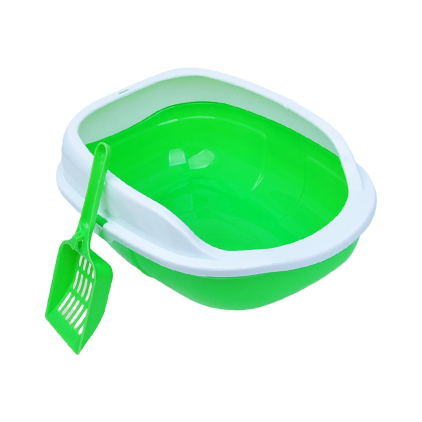 Lettaia, Toilette for gatti con coperchio aperto, lettiera for(Green)
