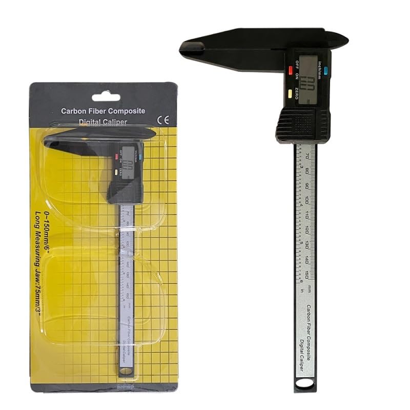 150mm Digital Vernier Caliper for Industrial Measurement | ABS Caliper Measuring Tool for Internal External Diameters