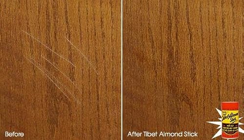Tibet Almond Stick Scratch Remover - Touch Up and Repair Hardwood, Furniture, Floors Instantly - All-In-One Kit for Restoration of Cabinets, Vinyl, and More - Odorless, Colorless, Non-Toxic - Thumbnail 4