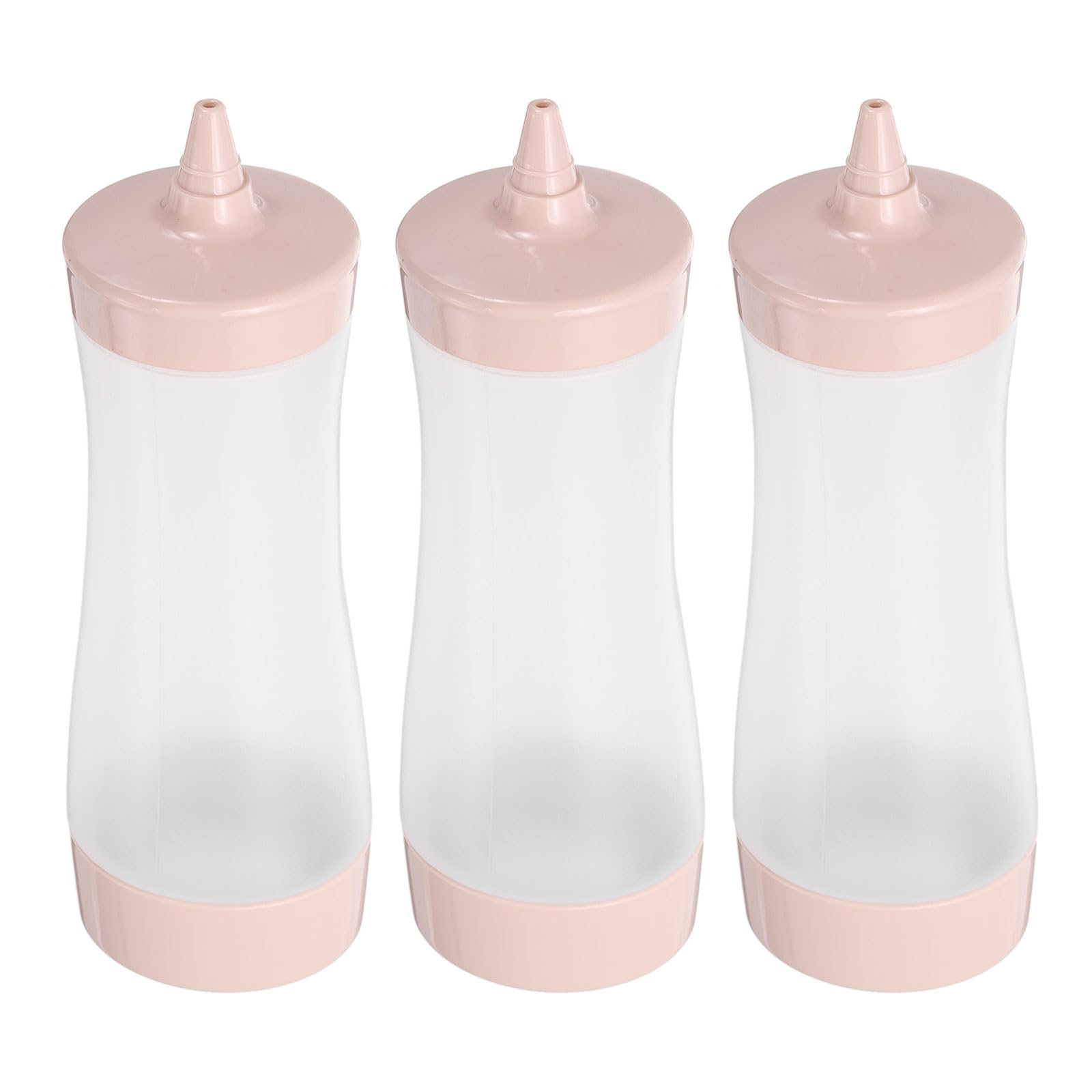 Bouteille sauce tomate et ketchup pour pique-nique en lot de 3 distributeurs souples