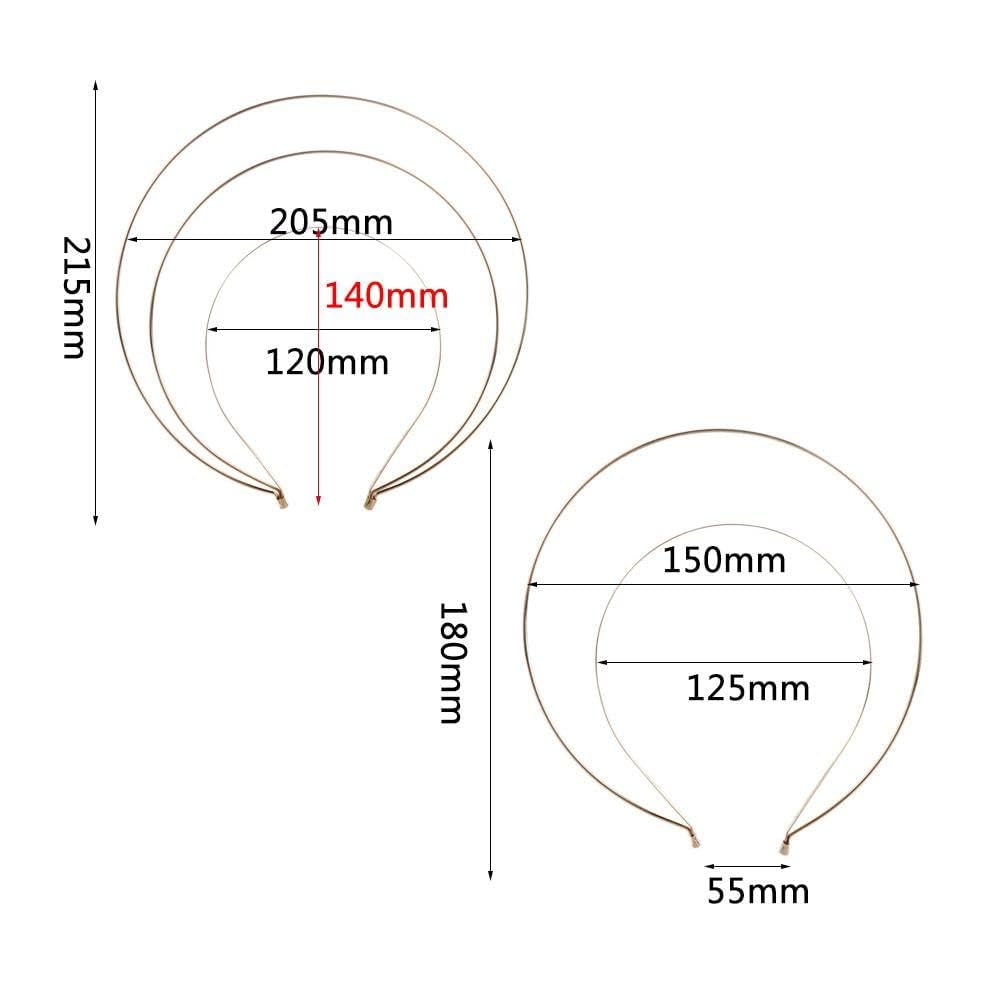 Silver Goddess Headpiece - Multi-layer Hair Crown with Metal Base, DIY Hair Hoops for Women and Girls, Hair Accessories - Image 2