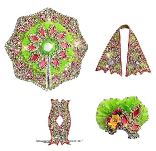 Image of Partish Laddu Gopal Janamashtmi Dress l Ladoo Gopal Dress l Kanha Ji Dress Size 0 1 2 4 5 6 (Size 0, G)