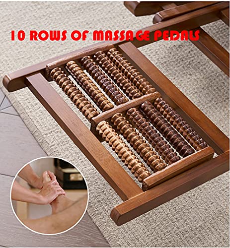 Réglage à cinq vitesses pour cette chaise à bascule avec pédale intégrée