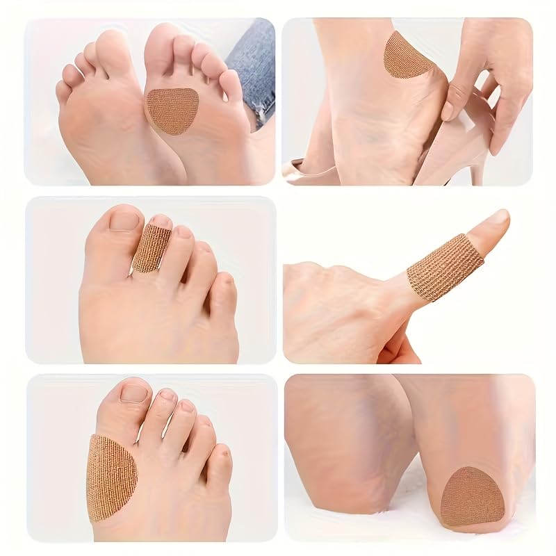 30 pads metatarsales autoadhesivos para confort y prevención miniatura 4