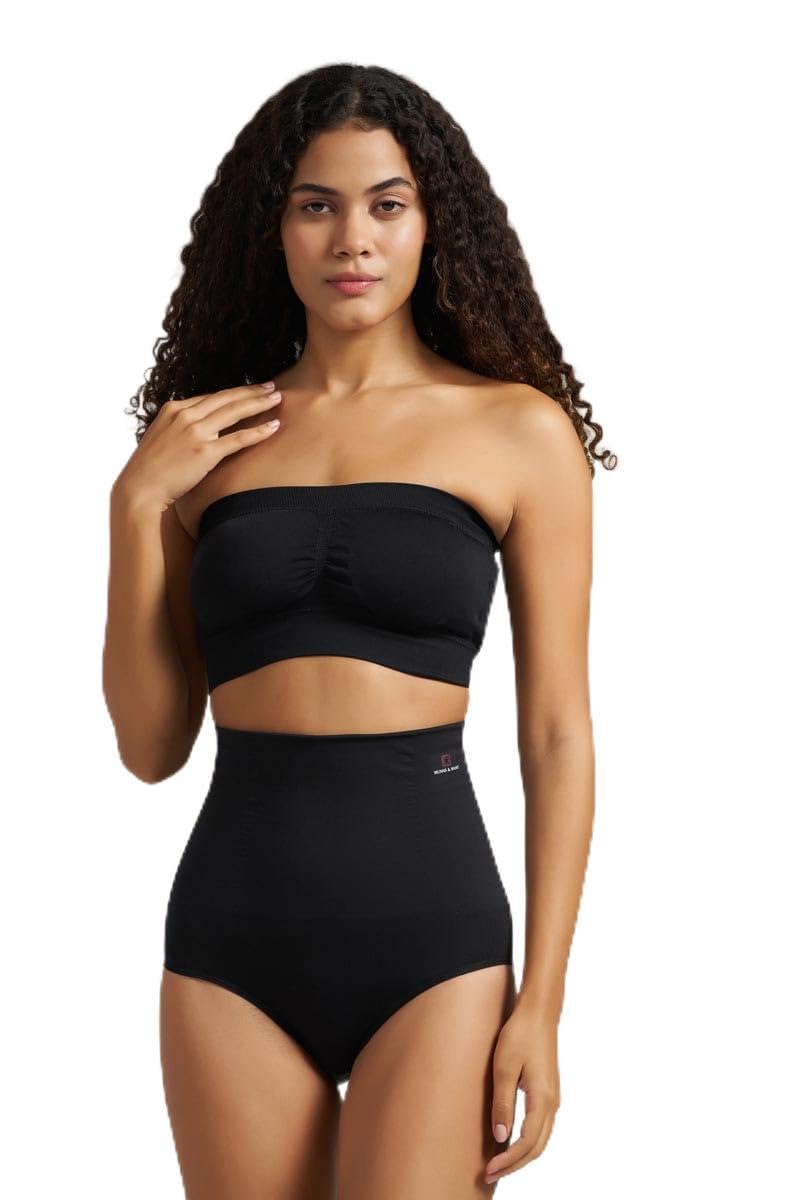 munns & mars Seamless Tummy Control Hipster Panty-picture-40