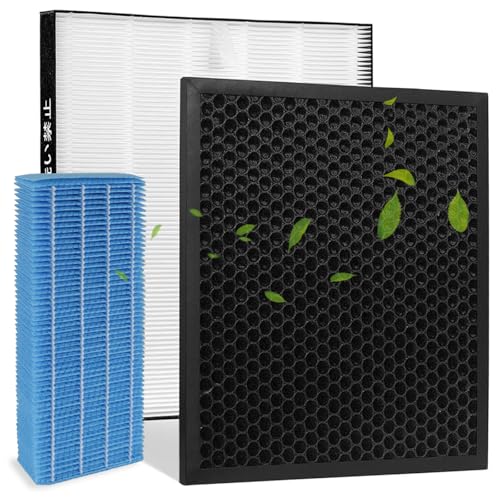 WINYES FZ-G30HF集塵フィルター と FZ-G30DF/FZ-H30DF 脱臭フィルター FZ-G30MF 加湿フィルター KC-30T5 KC-30T6 KC-30T7 加湿空気清浄機交換用フィルター互換品 1セット