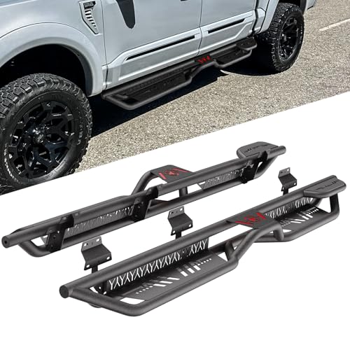 Estribos laterales para F150 y F250 F350 2015-2026 carbon steel miniatura 1