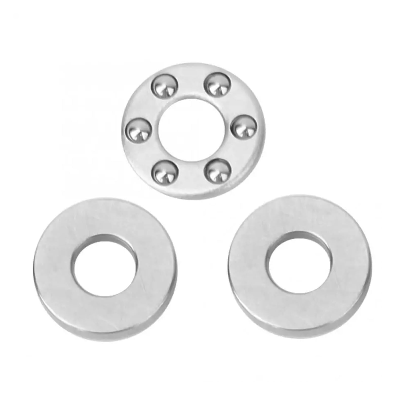 Aspectos, 10 piezas F2.5-6M/F3-8M/F4-9M/F4-10M Rodamiento de agujas empuje Juego rodamientos planos axiales metal alta precisión en miniatura (4x10x4 mm)(4x10x4mm)