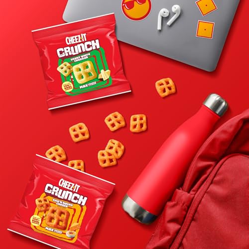 Cheez-It Crunch Cheesy Baked Snacks, Lunch Snacks, Variety Pack, 9oz Box (12 Packs) - image 7