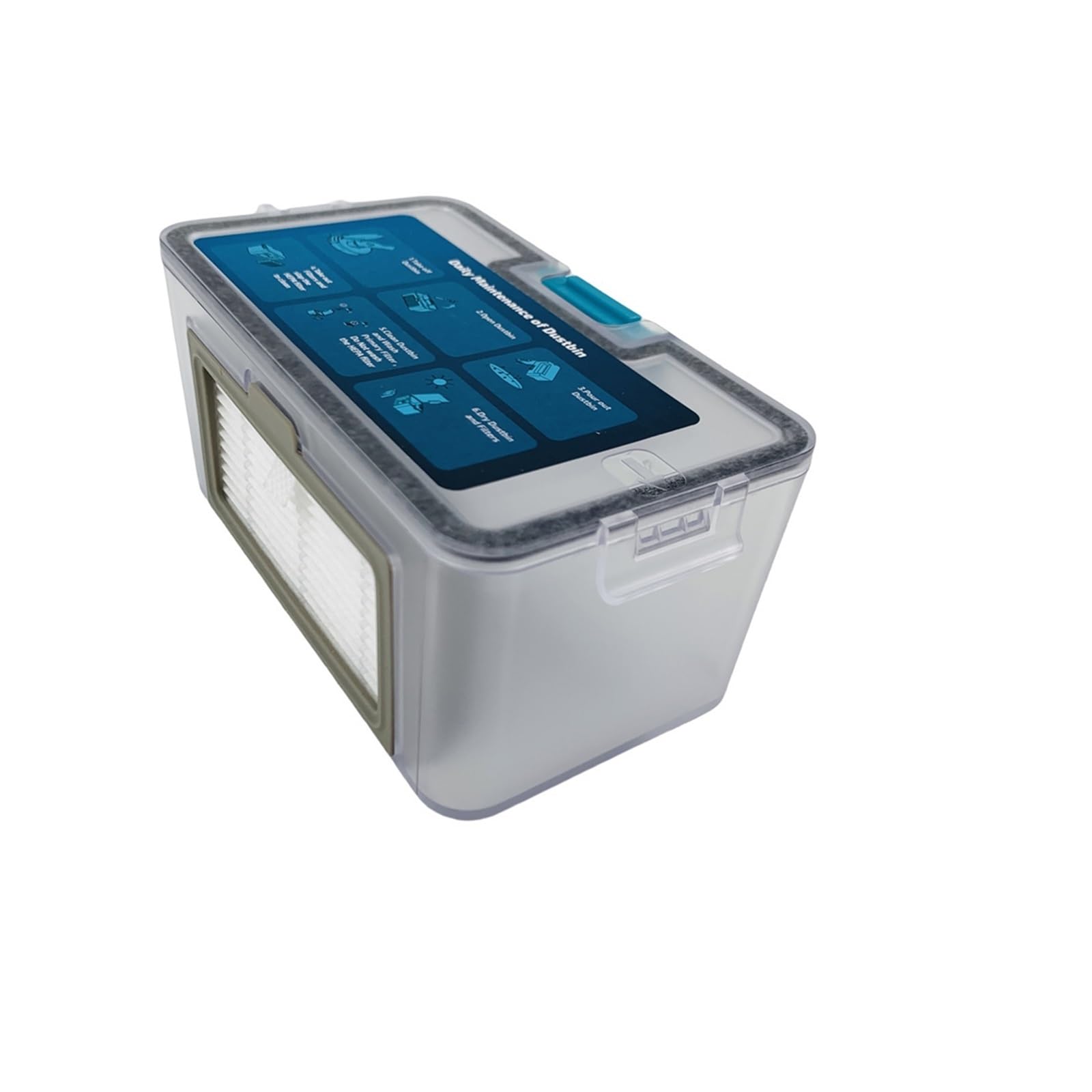 VRYBCNDHFT Dust Box, Compatible For Conga 999, Compatible For Kabum，Smart 100 Robot Cleaner Parts