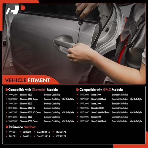 Image of A-Premium Extended Cab Door Handles - Rear Left Driver and Right Passenger