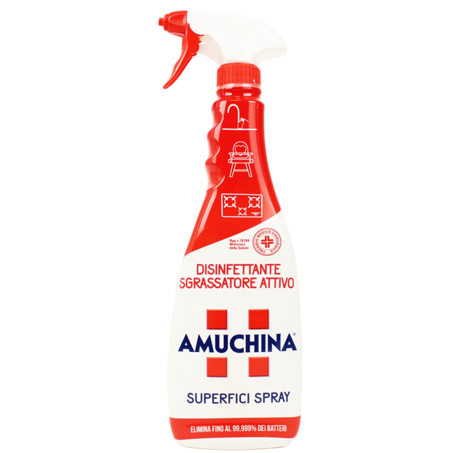 Spray Sgrassatore Igienizzante Superfici 750 ml kit con Spugna Brandizzata SPESA & RISPARMIO Inclusa – Variazioni 4/8/12 Pezzi – Pulizia Profonda Cucina & Casa (8)