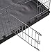 Amazon Basics Canvas Bottom Guinea Pig Pet Cage, Black, 46.65