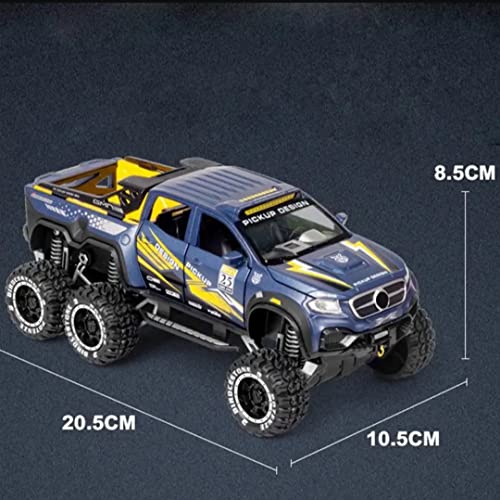 Image of MTG Metro Toys & Gift - Benz Class X Monster Offroad Truck | 1:24 Scale | Diecast Model Metal Pull Back Toy car for Kids with Openable Doors & Light, Music Toy Vehicle for Kid 【Colors as Per Stock】