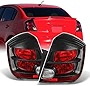 AKKON - For Nissan Sentra Base | S | SL | SR | SE-R Model Black Tail Light Brake Lamp Replacement Left + Right