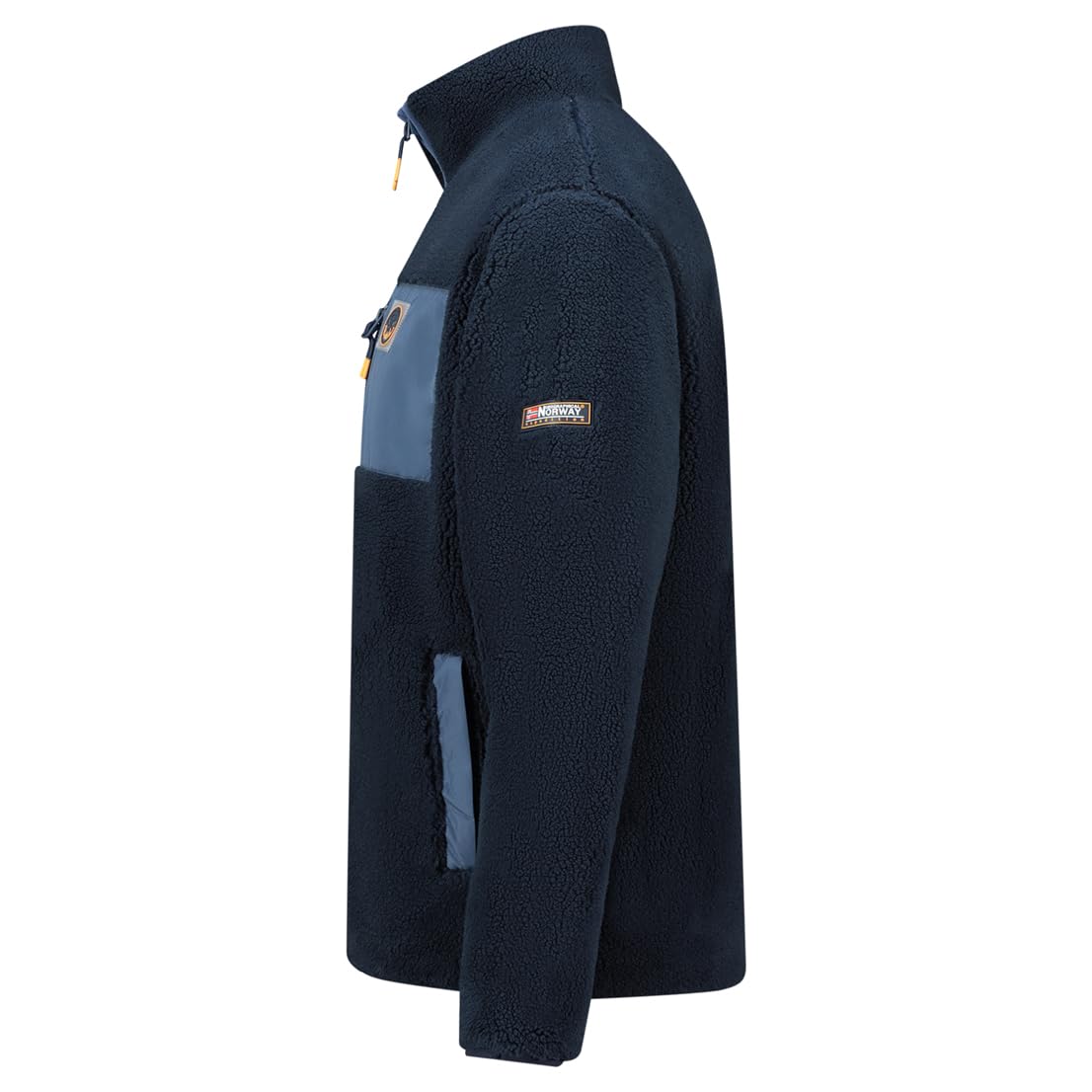 Geographical Norway UROCK Męska - Ciepły i wygodny polar bez kaptura, miękka kurtka zapinana na zamek błyskawiczny, idealna na zimę, wędrówki i zajęcia na świeżym powietrzu