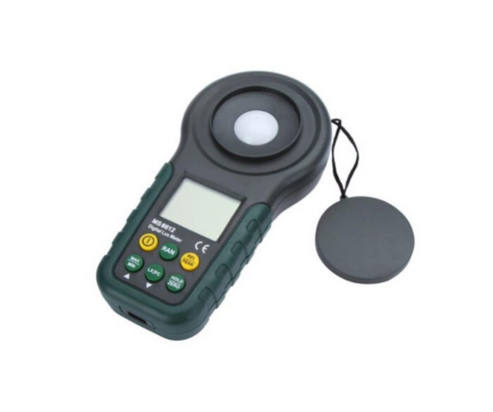 Luxómetro Portátil, Luxmeter Digital multifunción MS6612 Alta precisión 200,000 Lux Meter Light Test Spectra Auto Rango Auto(1)