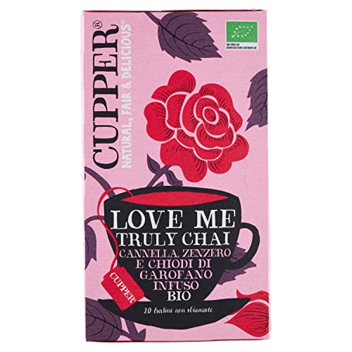 Cupper Infusión Love Me Truly, 20 Bolsitas (Bio)