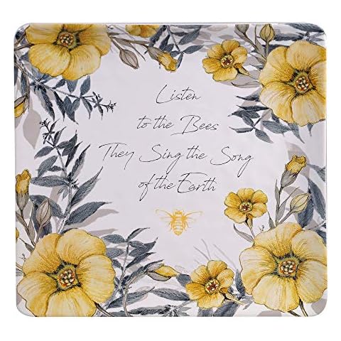 Certified International Bee Sweet Square Platter Cover