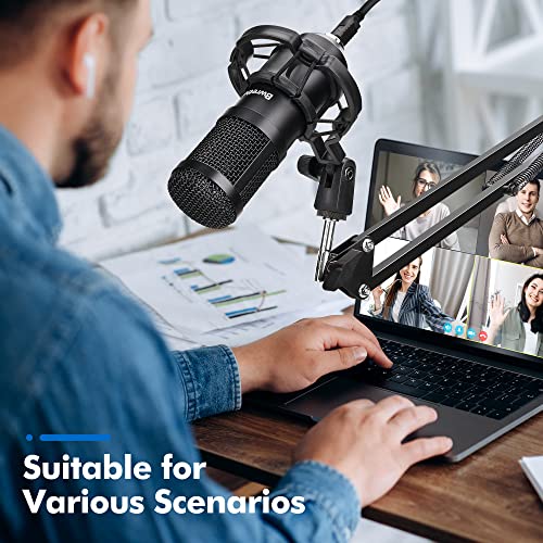 Bwrethay 3MICROPHONE-BW Usb Microphone,Professional Microphone 192Khz/24Bit Plug & Play Pc Computer Condenser Cardioid Mic Kit thumb #4