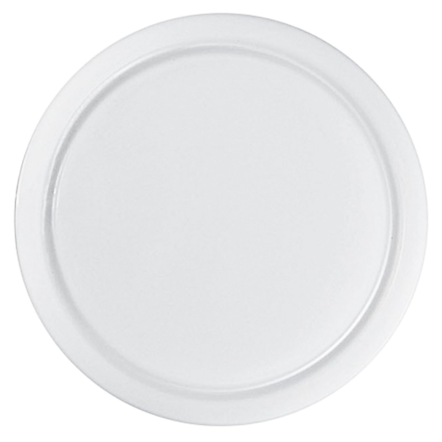 502 Schneidbrett mit Saftrille, Kunststoff, rund, Ø 25 cm, weiß (12 Stück)