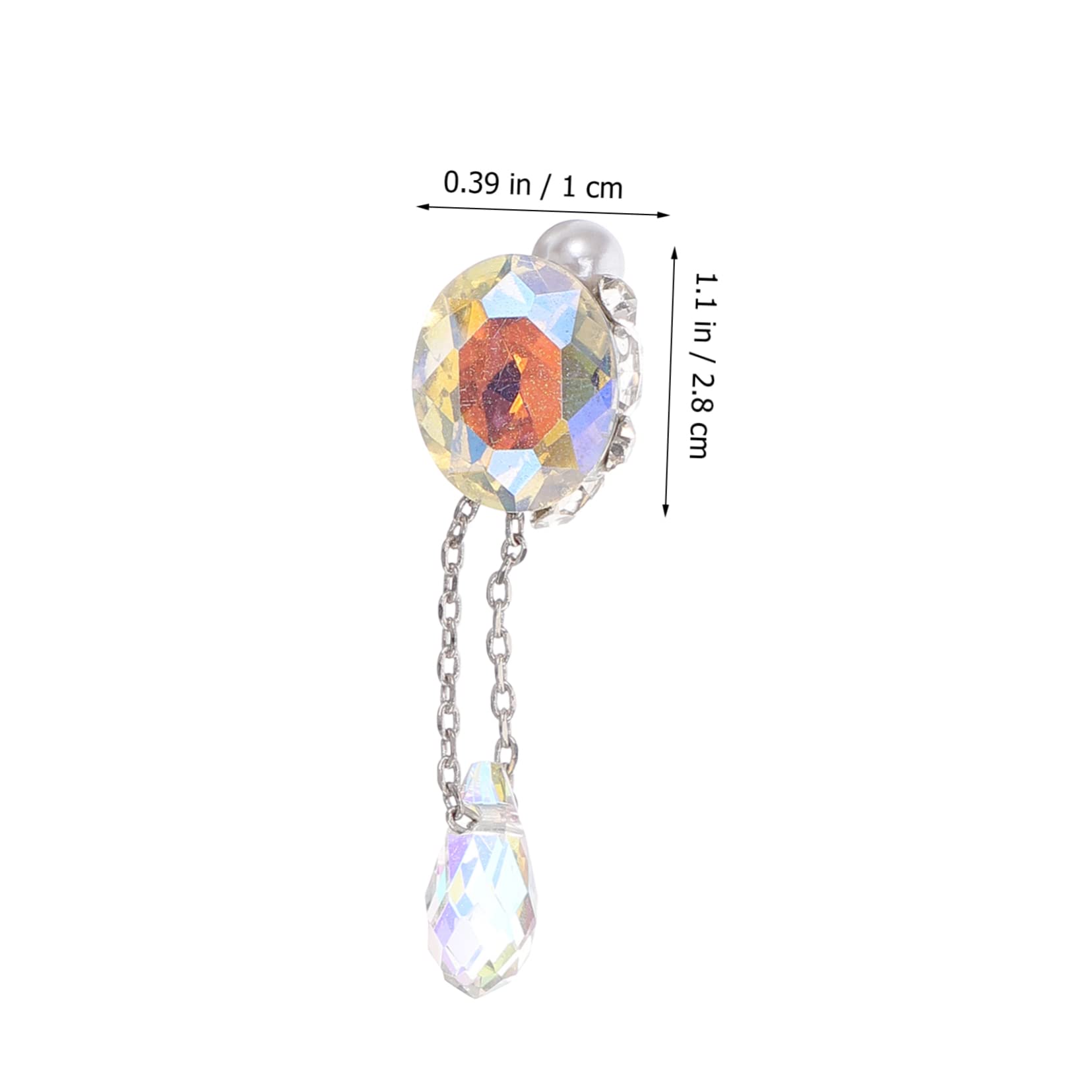 PACKOVE 25pezzi Ciondoli Per Nail Art Strass Decorazioni Unghie Adorabili e Uniche Accessori Per Unghie Fai Te Per Donne e Saloni Di Bellezza