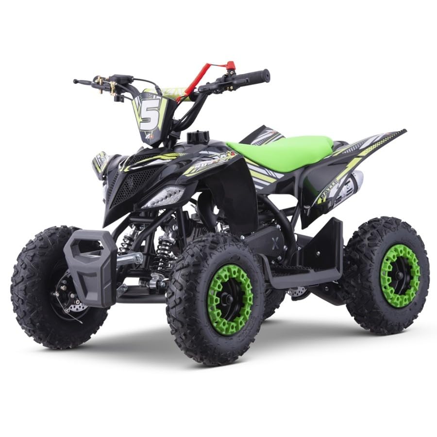 Mini Quad 49CC Infantil, RATTE-R6, Verde, niños de 4 a 10 años