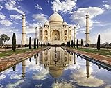 Taj Mahal at Sunrise India Puzzle for Adults, Kids, Teens, and Families | 500 Piece Jigsaw Puzzle | Fun Puzzle Toy | Interactive Games for Family Game Night | 18 x 18 inches