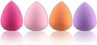 4pcs maquillage éponges eau beauté maquillage maquillage mélangeur mélange cosmétique maquillage maquillage éponges bourgeons en forme d'oeuf en forme de poudre de dissimulation
