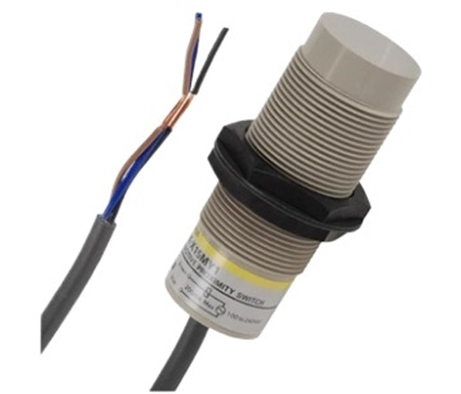 QAZXSEMUI 1pcs E2K-X15MF1 M30 Capacitive Proximity Switch Sensor