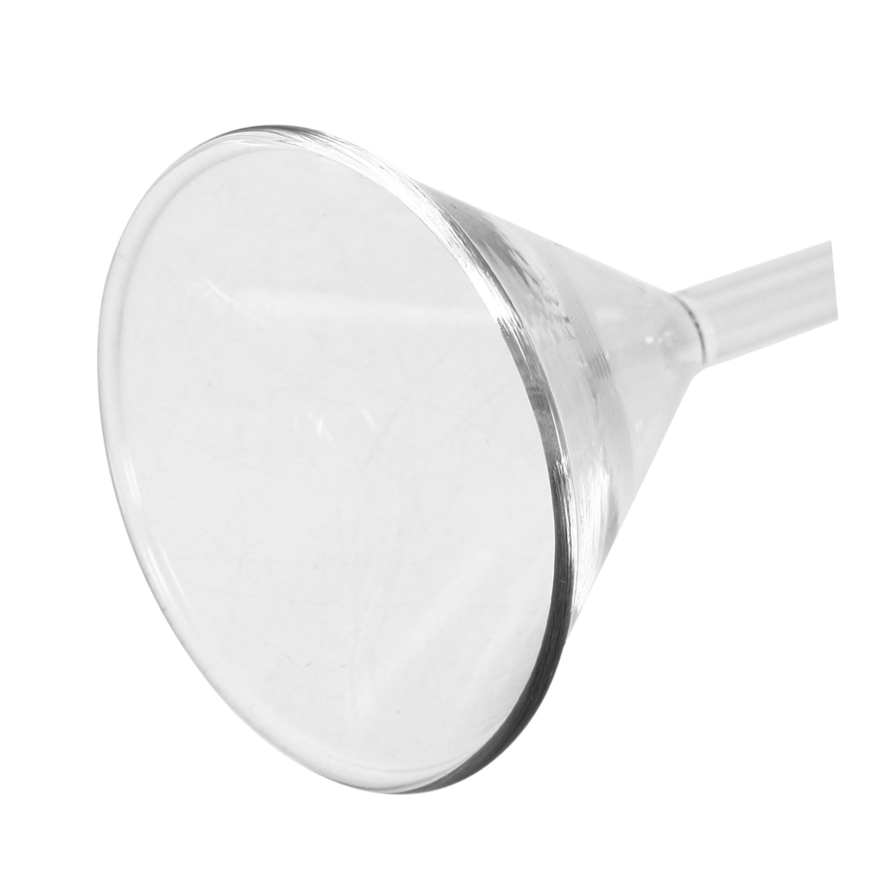 POPETPOP Entonnoir Triangulaire En Verre Borosilicaté 4.33 Pouces Pour Laboratoire Chimique Analytique Lavable Réutilisable Pour Liquides Et Solides