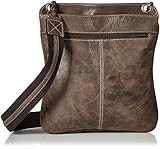 Gun Toten Mamas GTM CZY/01 Concealed Carry BR Distressed Vintage Buffalo Leather Flat SAC Bag, Brown