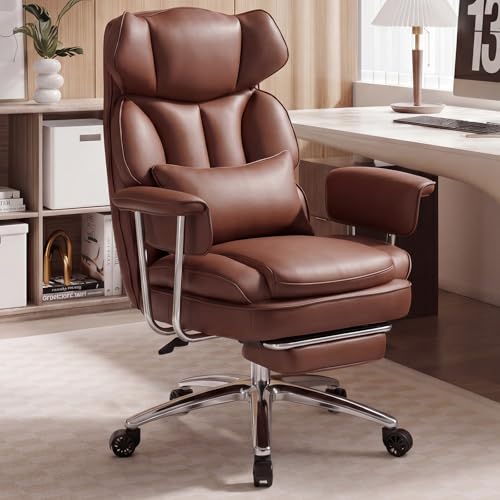 OLIXIS Home Office Desk Chair, Big and Tall Executive Chairs, Foot Rest