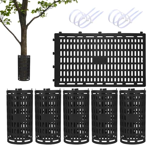 Protection pour tronc d'arbre en cage plastique réglable - 8