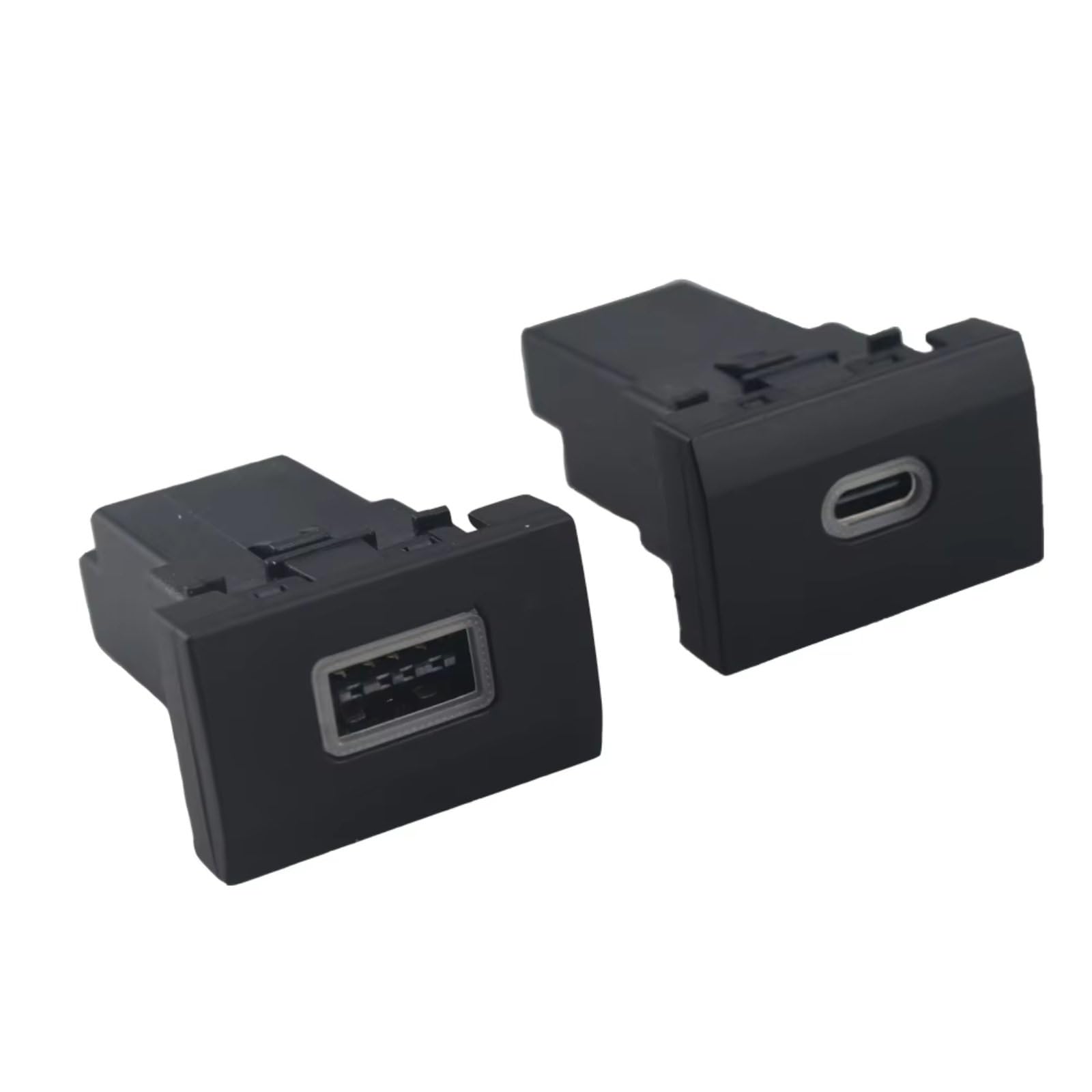 Puerto USB Consola Central Compatible Con VW Para Polo 2011-2013 Adaptador Carga Teléfono Automático Coche Rápido Cargador QC3.0 Para Tipo C Puerto USB Coche