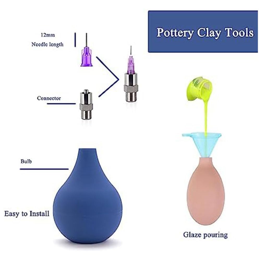 GOWEILE Lot De 21 Flacons Applicateurs De Précision De 30 Ml Multi-usages Avec Pointe Ultra Fine Pour Peinture Acrylique