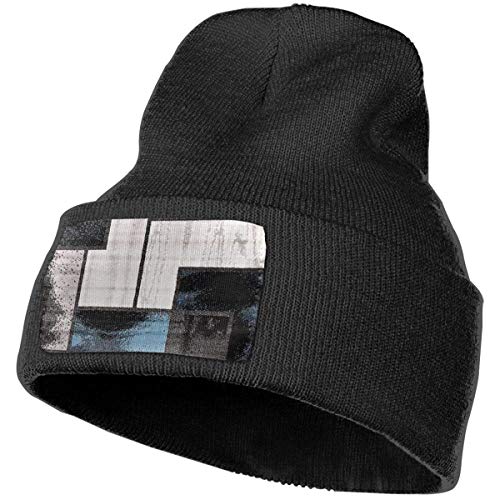 Gorro con patrón de celosía para Hombres y Mujeres, Suave y cálido, Estilo Serio, Gorros Holgados para Ciclismo