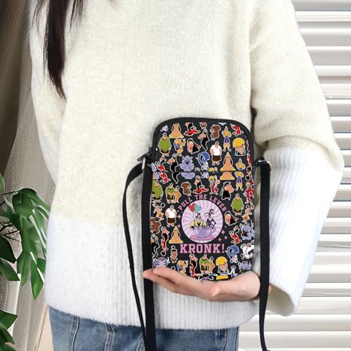 WZMPA Funny Kronk & Yzma Crossbody Bag Villain Yzma Fans Gift Pull The Lever Yzma Shoulder Bag For Movie Fans3