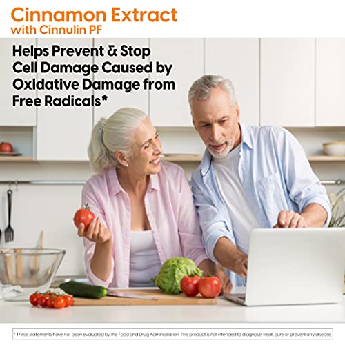 Doctor's Best Cinnamon Extract Cinnulin Pf, Non-Gmo, Vegan, Gluten Free, Helps Maintain Blood Sugar Levels, 125 Mg, 60 Veggie Caps (Drb-00130) #TOP5
