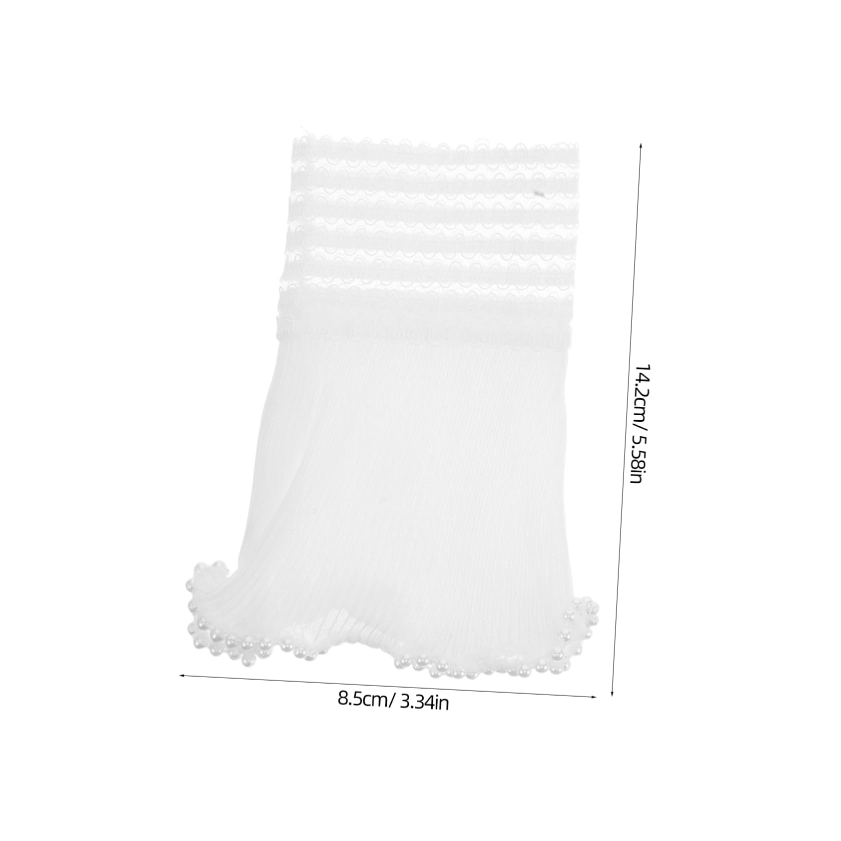 LIFKOME 1 Pair Detachable Lace False Sleeves Floral Layered Cuff Arm Warmers for Women Wedding Dress Sleeves Wrist Cuff Decorative Accessories