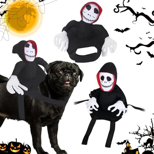 VEQENIFY Hundekostüm Halloween Kostüm Hund,Halloween HundeKostüm für Haustier Hunde Kleine bis Große Hunde