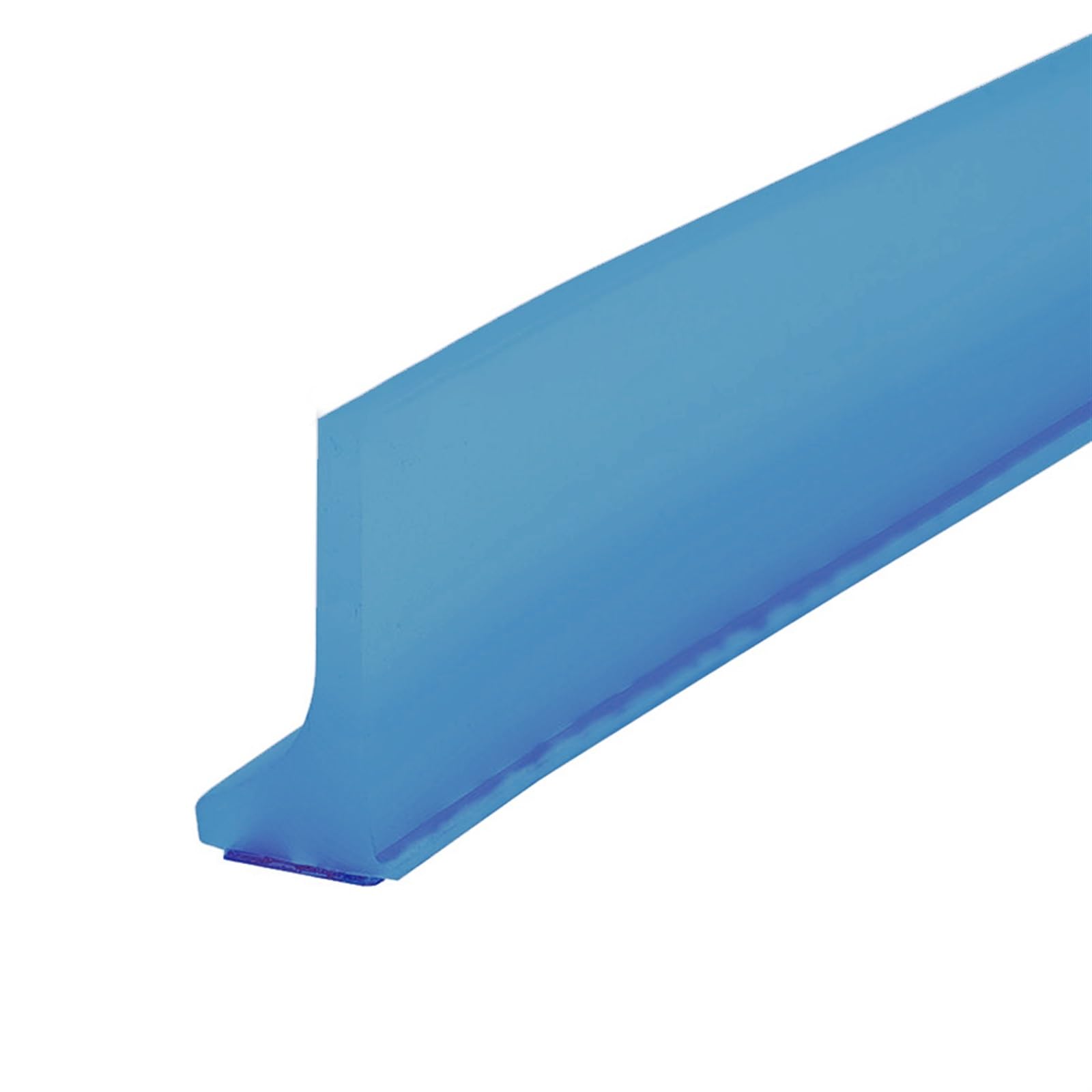 HUDFVIOI Wet Room Floor Barrier Bath Self Adhesive Water Barrier Strip Bathroom Stopper Shower Floor Wet Dry Separation Silicone Seal for Bathroom(Blue 100cm)