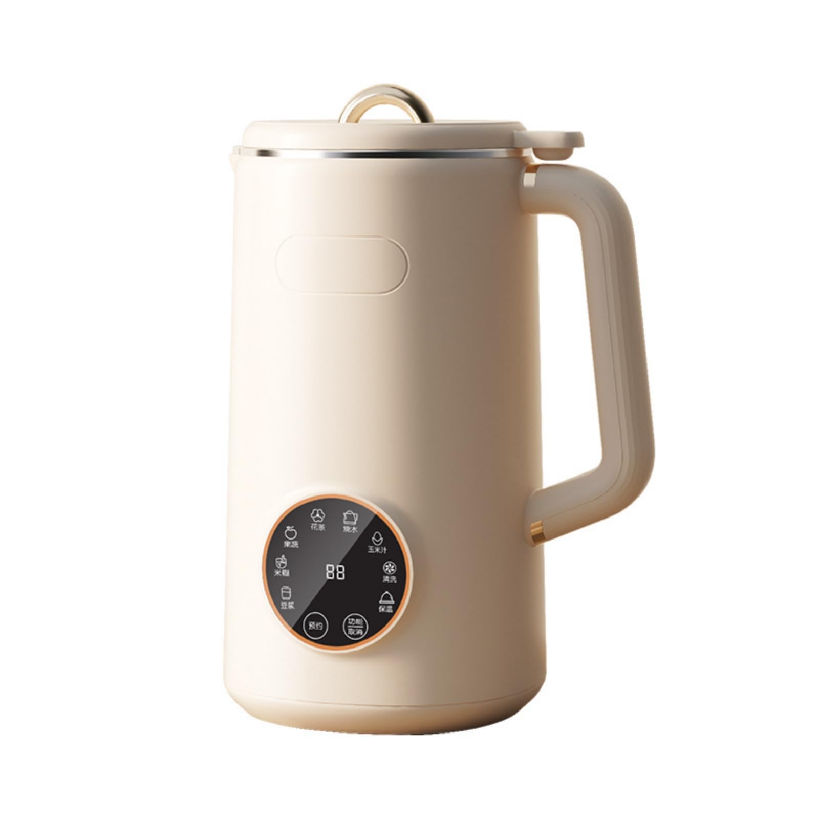 Automatyczna maszyna do mleka orzechowego 1000 ml, wielofunkcyjna maszyna do mleka migdałowego i sojowego, 8 trybów, automatyczne czyszczenie, utrzymywanie ciepła, maszyna do mleka z roślin