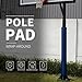 PROGOAL Round Poles Pad - Basketball Pole Paddings for A 3” 3.5” 4” Main Poles,Weather-Resistant Waterproof Durable Pole Pads for Player Protection & Safety(2