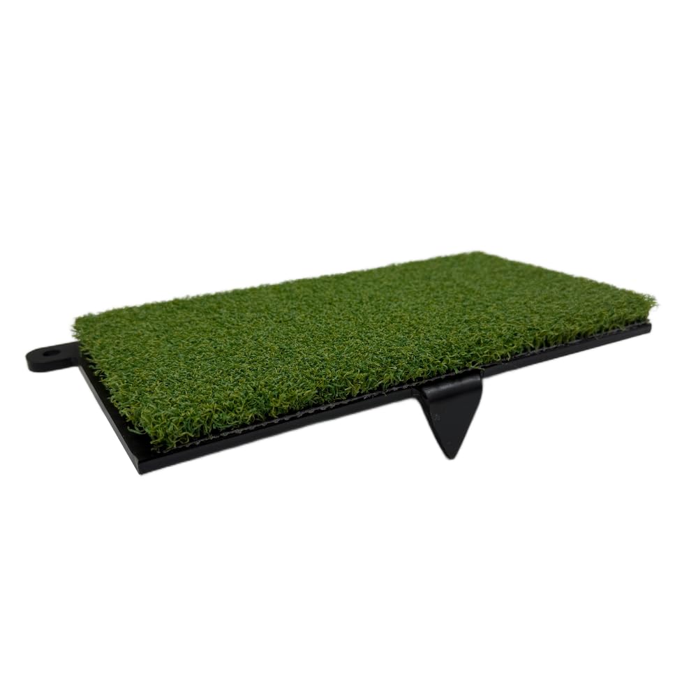 JD Brands Winter Golf Mat with Bottom Spikes – Portable Fairway Protection Mat for Winter Use, Durable Strike Mat for Golf Practice, Lightweight & Stable Design (Side Spikes (Upgraded Design))